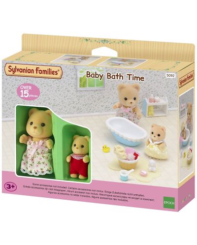 Комплект фигурки Sylvanian Families Furniture - Къпане на бебета - 1