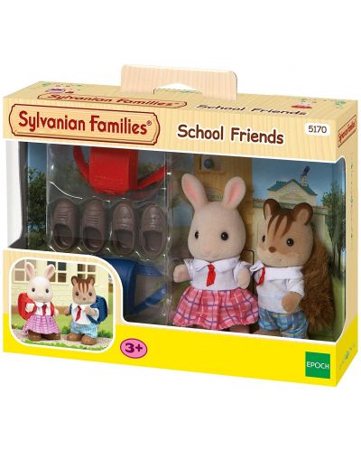 Комплект фигурки Sylvanian Families - Приятели от училище