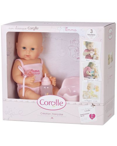 Пишкаща кукла-бебе Corolle – Ема, 36 cm - 3