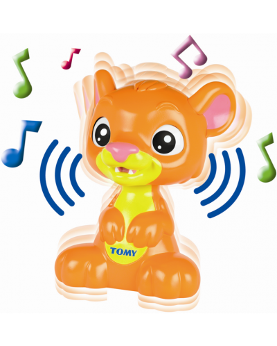 Детска музикална играчка Тomy Лъвче, пластмасово - 2
