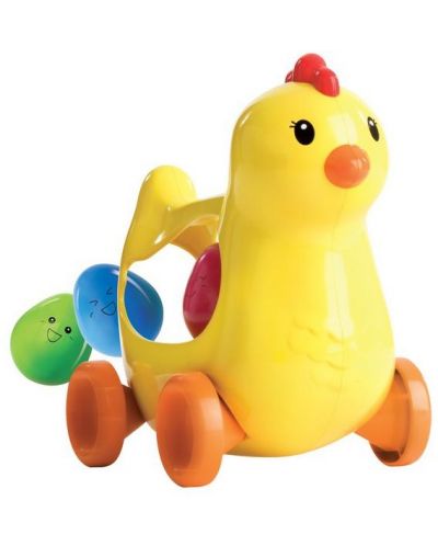 Играчка за бутане Tomy Парад на яйцата, пластмасова