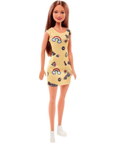 Кукла Mattel Barbie - Жълта рокля - 2