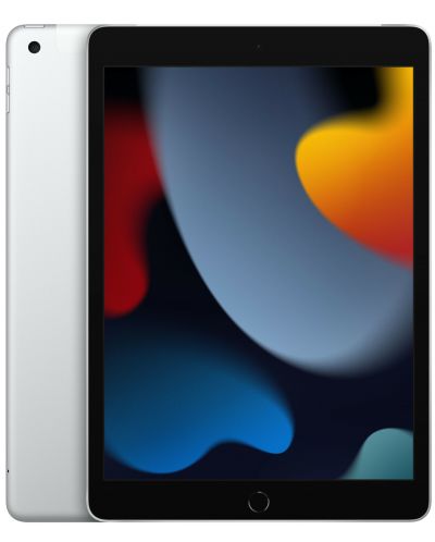 Таблет Apple - iPad 9 2021, LTE, 10.2'', 64GB, сребрист - 1