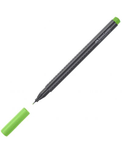 Тънкописец Faber-Castell Grip - Тревисто зелено, 0.4 mm - 1