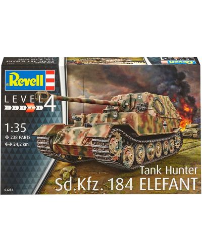 Сглобяем модел Revell - Танк Sd.Kfz. 184 (03254) - 1