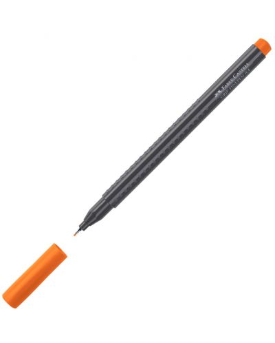 Тънкописец Faber-Castell Grip - Оранжев, 0.4 mm - 1