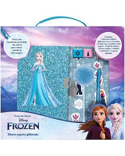 Таен дневник Disney - Frozen, с блестящи корици и невидима химикалка - 1