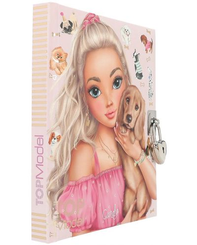 Таен дневник с ключ Depesche TоpModel - Candy and Doggy - 2