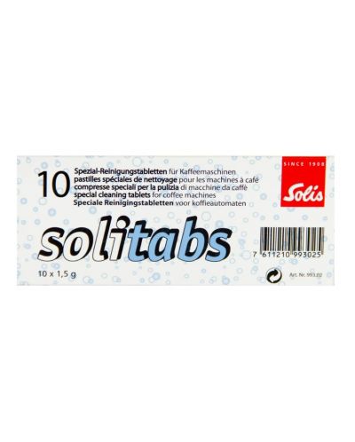 Таблетки за кафемашина Solis - Solitabs 10 таблетки, бели - 1
