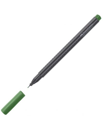 Тънкописец Faber-Castell Grip - Зелен, 0.4 mm - 1