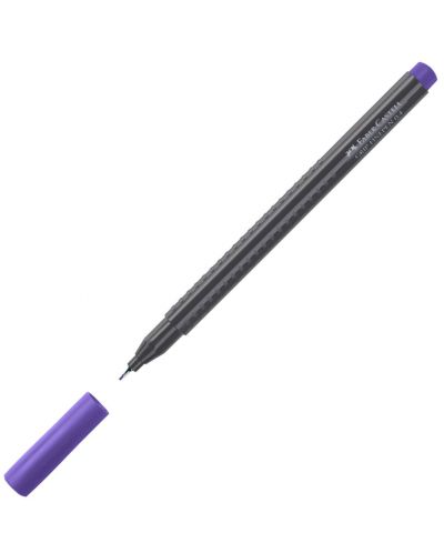 Тънкописец Faber-Castell Grip - Тъмновиолетов, 0.4 mm - 1