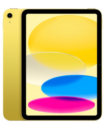 Таблет Apple - iPad 10 2022, Wi-Fi, 10.9'', 256GB, Yellow - 1