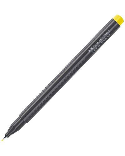 Тънкописец Faber-Castell Grip - Хромово жълто, 0.4 mm - 2