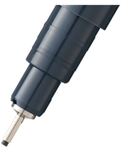 Тънкописец Pentel Pointliner - 0.5 mm, сив - 2