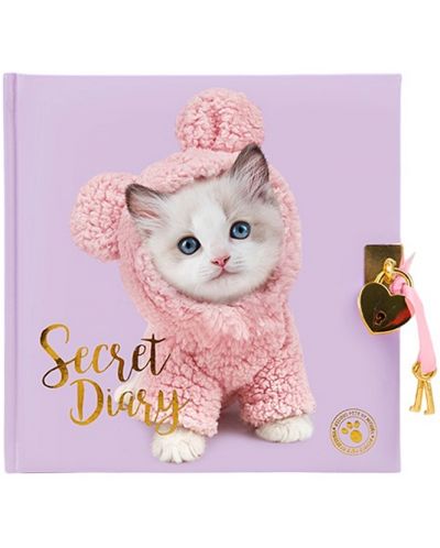 Таен дневник с катинар Studio Pets - Котето Мауси - 1