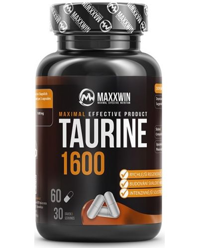 Taurine 1600, 60 капсули, Maxxwin - 1