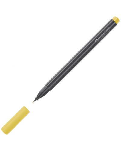 Тънкописец Faber-Castell Grip - Жълт, 0.4 mm - 1