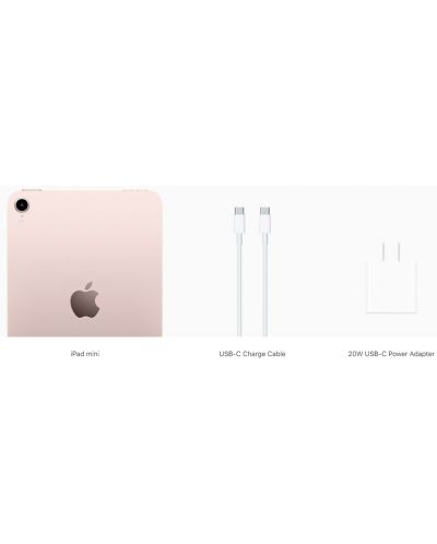 Таблет Apple - iPad mini 6 2021, Wi-Fi, 8.3'', 4GB/64GB, Pink - 4