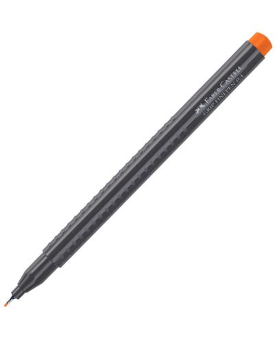 Тънкописец Faber-Castell Grip - Оранжев, 0.4 mm - 2