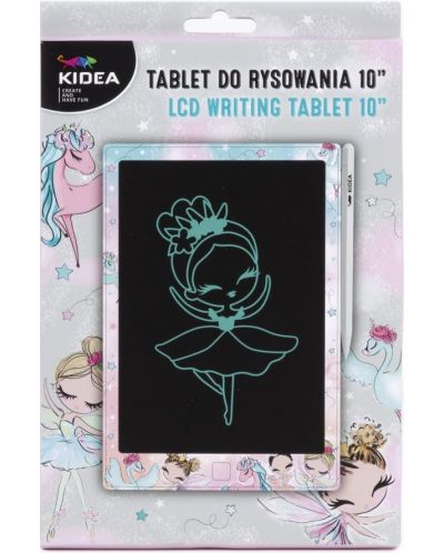Таблет за рисуване Kidea - LCD дисплей, 10'', балерина - 1