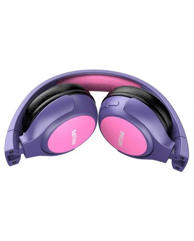 Детски слушалки Philips - TAKH402PK, безжични, лилави - 5