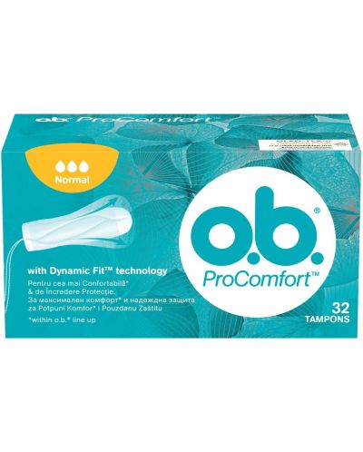 Тампони o.b. - ProComfort, Normal, 32 броя - 1