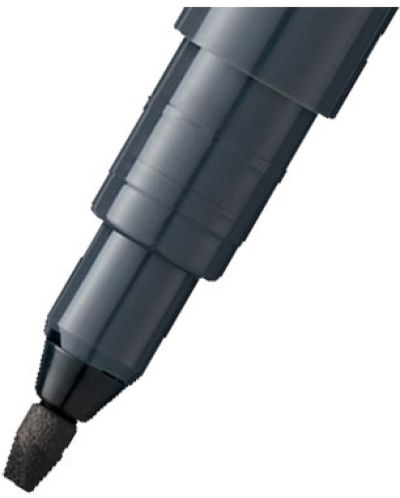 Тънкописец Pentel Pointliner - 2.0 mm, черен - 2