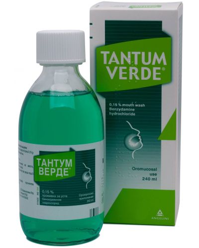 Тантум Верде Промивка за уста, 240 ml, Angelini - 1