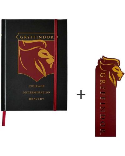 Тефтер с книгоразделител CineReplicas Movies: Harry Potter - Gryffindor, формат А5 - 6