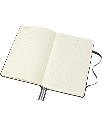 Тефтер с твърди корици Moleskine Pro Collection - Project Planner, черен - 3