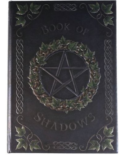 Тефтер Nemesis Now Adult: Book of Shadows - Embossed Book of Shadows (Ivy), формат A5 - 1