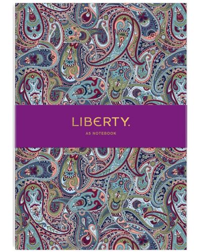 Тефтер Liberty - Paisley, A5, 68 листа - 1