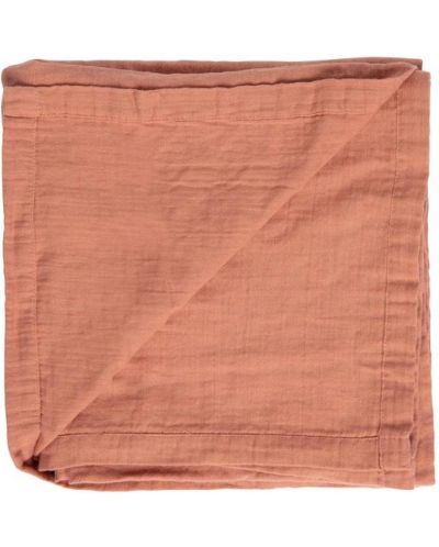 Тензухена пелена Bebe-Jou - Pure Cotton Pink, 110 х 110 cm - 2