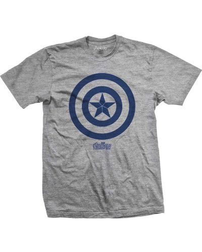 Тениска Rock Off Marvel Comics - Avengers Infinity War Capt. America Icon - 1