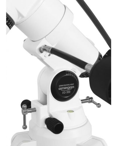 Телескоп Omegon - Maksutov Advanced MC 127/1900 EQ 300, черен/бял - 7