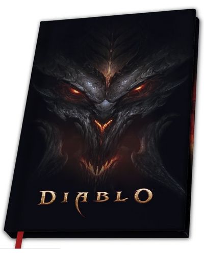 Тефтер ABYstyle Games: Diablo - Lord Diablo, формат А5 - 1