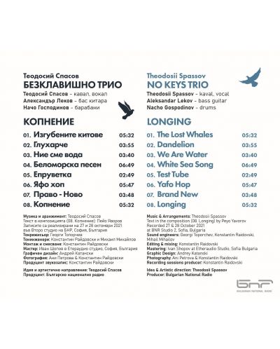 Теодосий Спасов, Безклавишно Трио - Копнение (CD) - 2