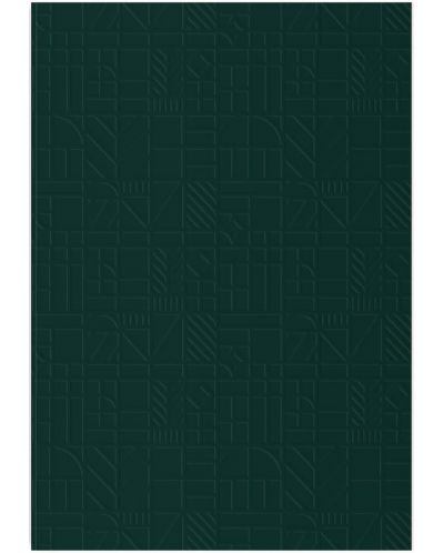 Тефтер Liberty Tudor - A5, зелен, релефен - 3