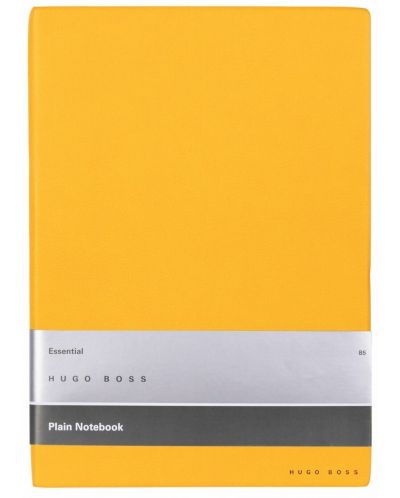 Тефтер Hugo Boss Essential Storyline - B5, бели листа, жълт - 1