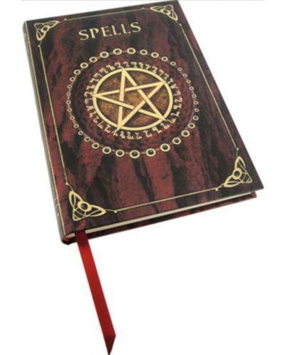 Тефтер Nemesis Now Adult: Spell Book - Embossed Spell Book (Red), формат A5 - 2