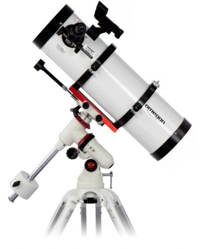 Телескоп Omegon - Advanced 130/650 EQ-320, бял - 2