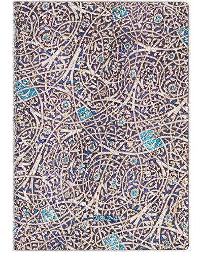 Тефтер Paperblanks Granada Turquoise - Midi, 80 листа, 2024 - 1