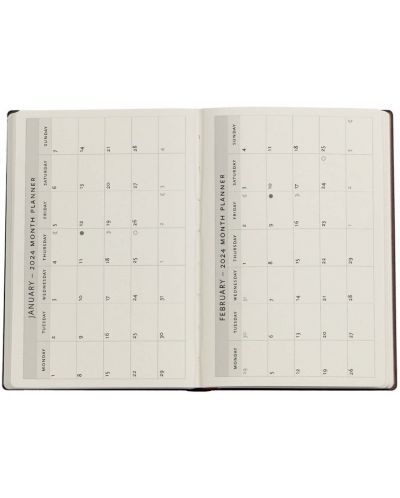 Календар-бележник Paperblanks Restoration - Midi, 88 листа, 2024 - 2