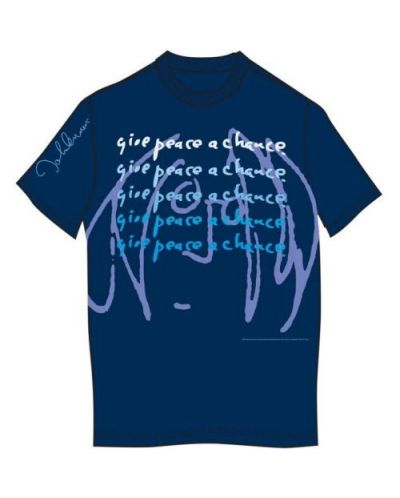 Тениска Rock Off John Lennon - Give Peace A Chance - 1