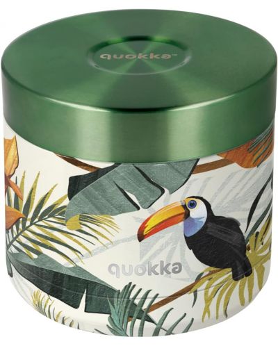 Термобуркан за храна Quokka Whim - Tropical, 600 ml - 1