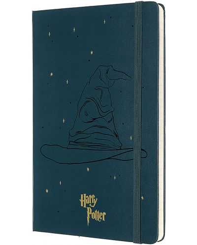 Тефтер с твърди корици Moleskine Limited Editions Harry Potter - Sorting Hat, линирани страници - 2