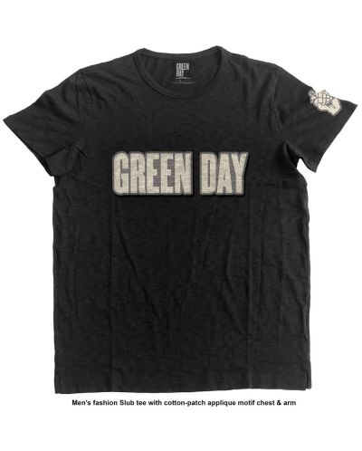 Тениска Rock Off Green Day Fashion - Logo & Grenade - 1