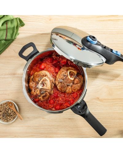 Тенджера под налягане Tefal - P2580701, Secure Trendy, 22 cm, 6 L - 3