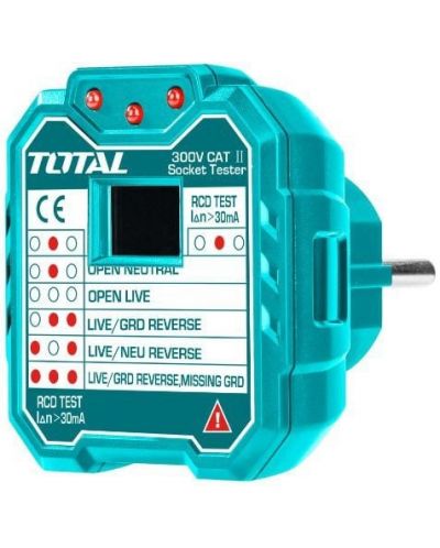 Тестер за проверка на контакти TOTAL - 48~250V/45~65Hz - 1
