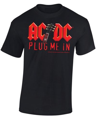 Тениска Plastic Head Music: AC/DC - Plug Me In - 1